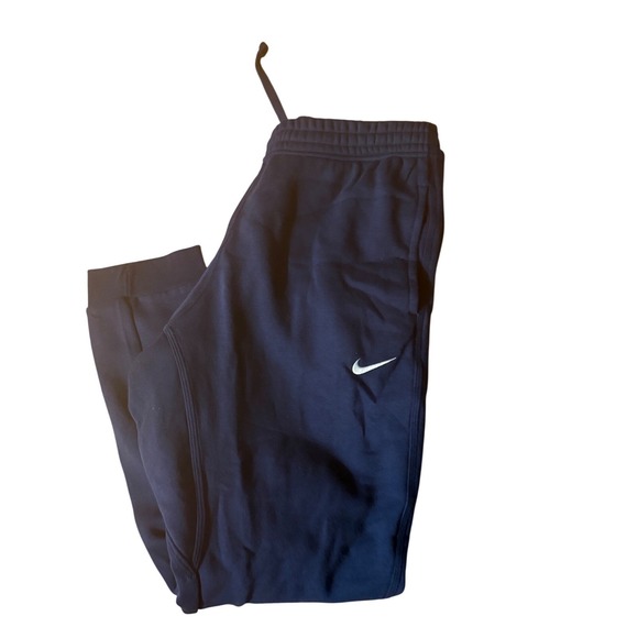 Nike Mens Navy Blue Standard Fit Taper Leg Jogger Sweatpants Size XL